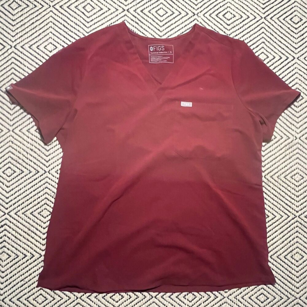 Figs Technical Collection scrub shirt - XL Pink Medical Nurse Doctor